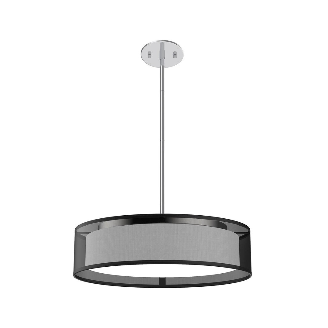 Dalton LED Pendant in Black Organza - available from The Lighting Shoppe, trusted by Canadian homeowners