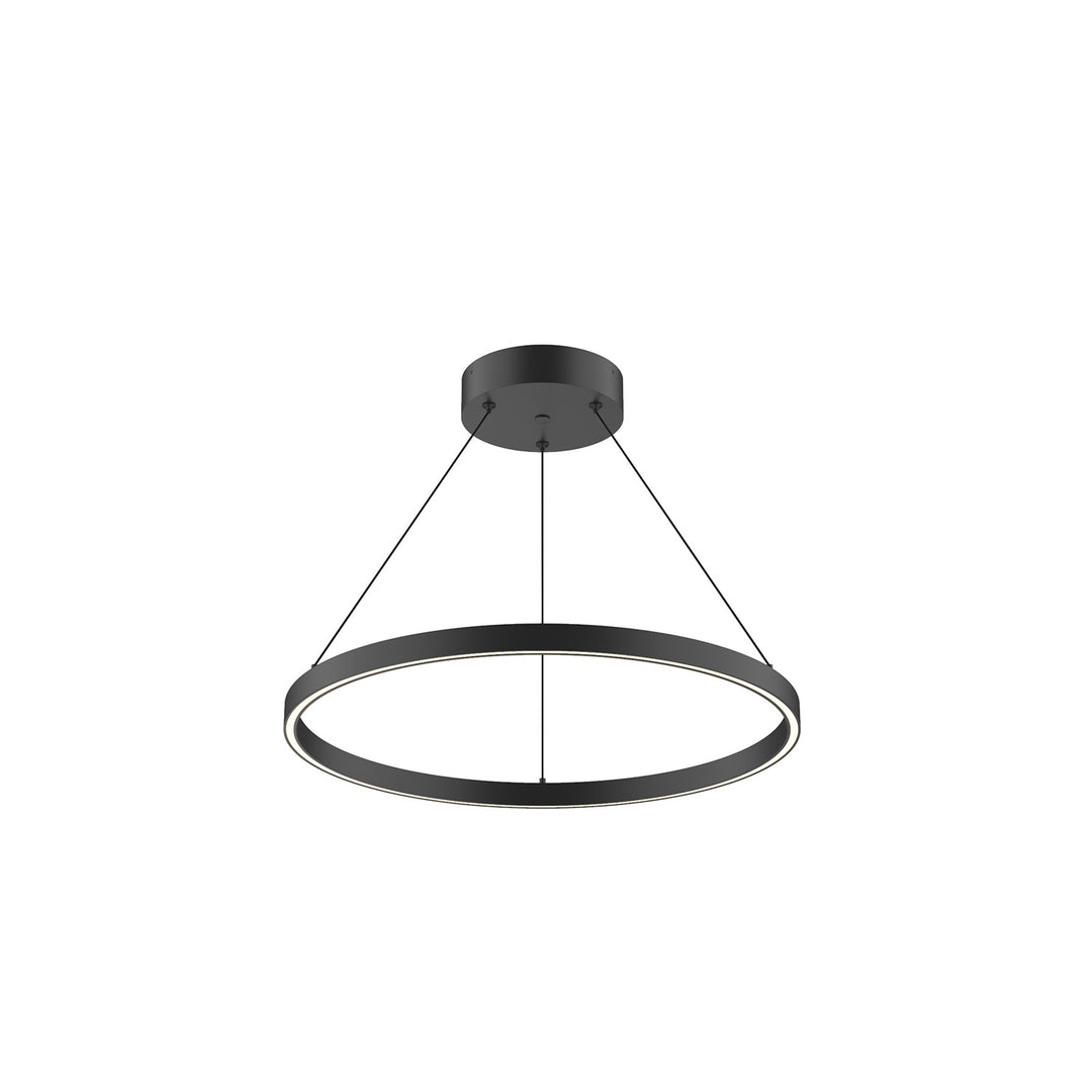 Cerchio LED Pendant in Black - available from The Lighting Shoppe, trusted by Canadian homeowners