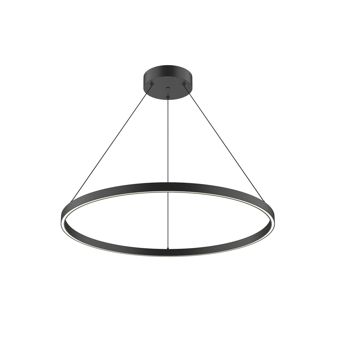 Cerchio LED Pendant in Black - available from The Lighting Shoppe, trusted by Canadian homeowners