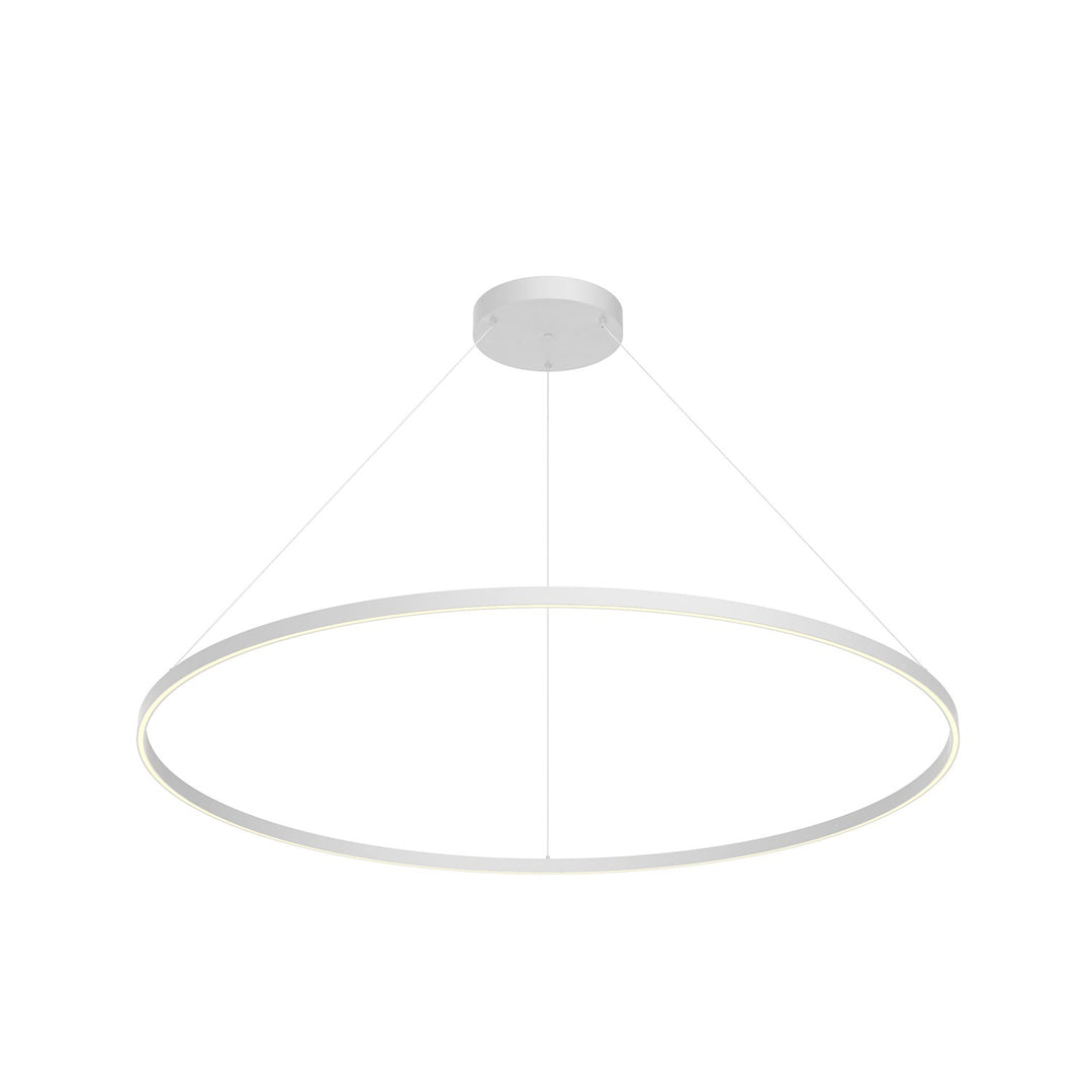 Cerchio LED Pendant in White - available from The Lighting Shoppe, trusted by Canadian homeowners