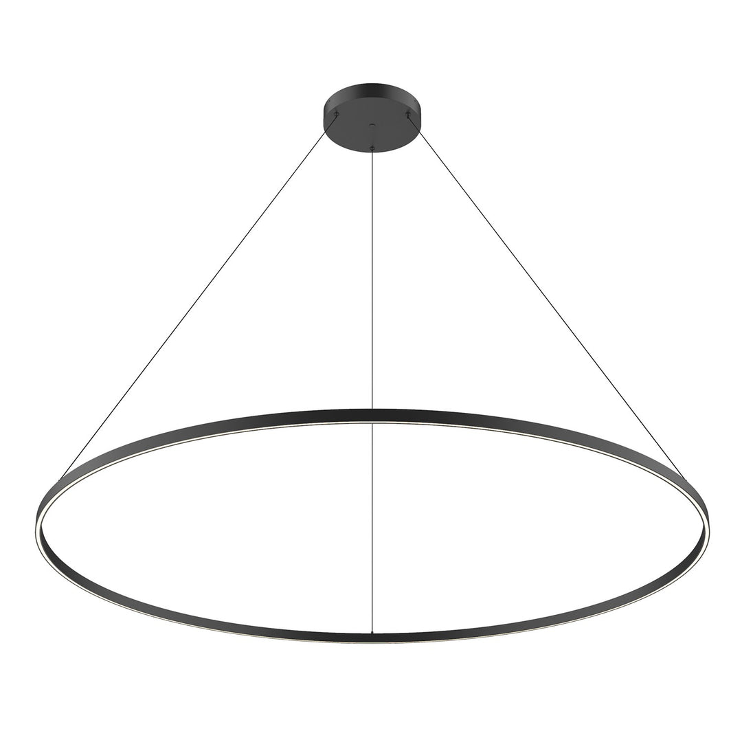 Cerchio LED Pendant in Black - available from The Lighting Shoppe, trusted by Canadian homeowners