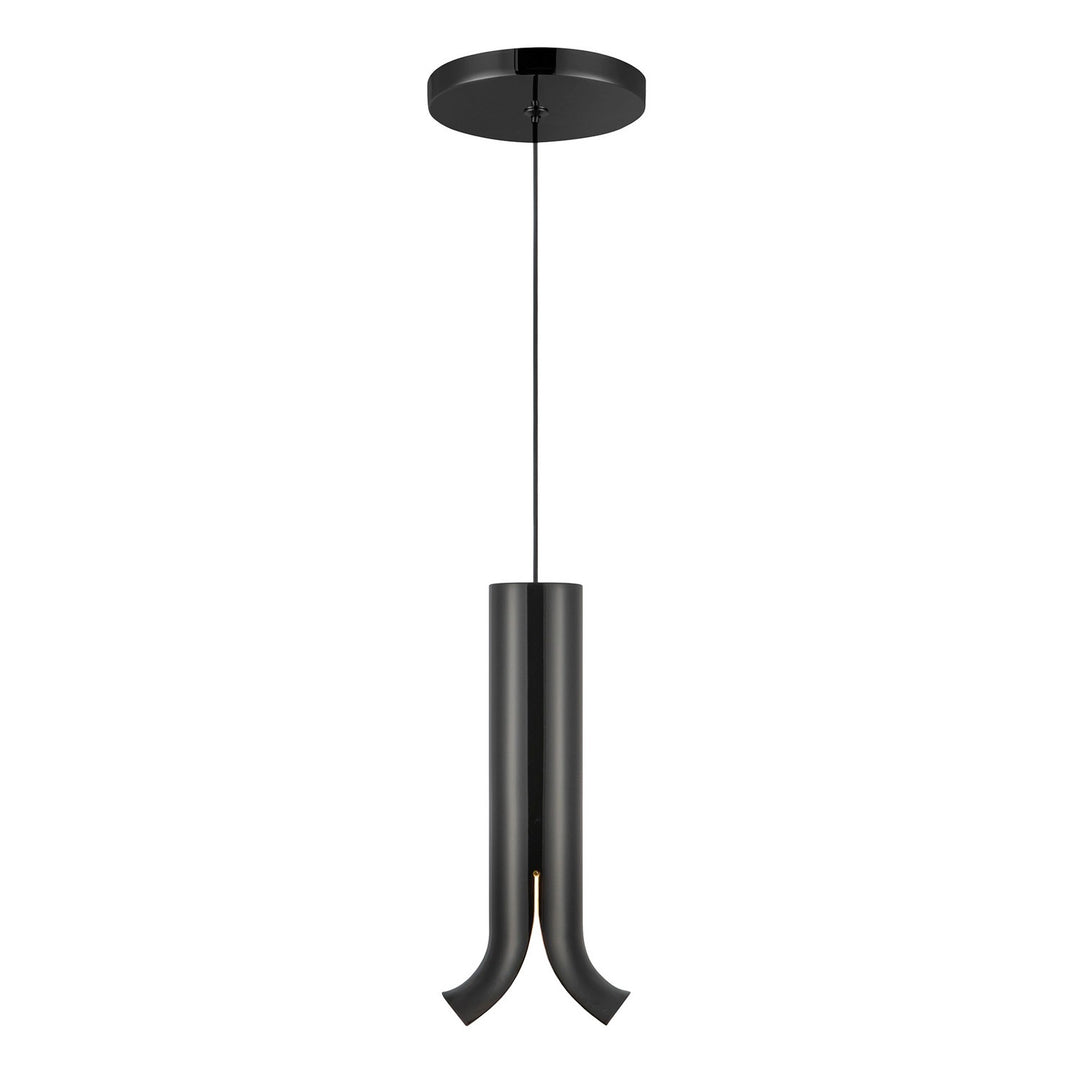 Husk LED Pendant in Glossy Black - available from The Lighting Shoppe, trusted by Canadian homeowners