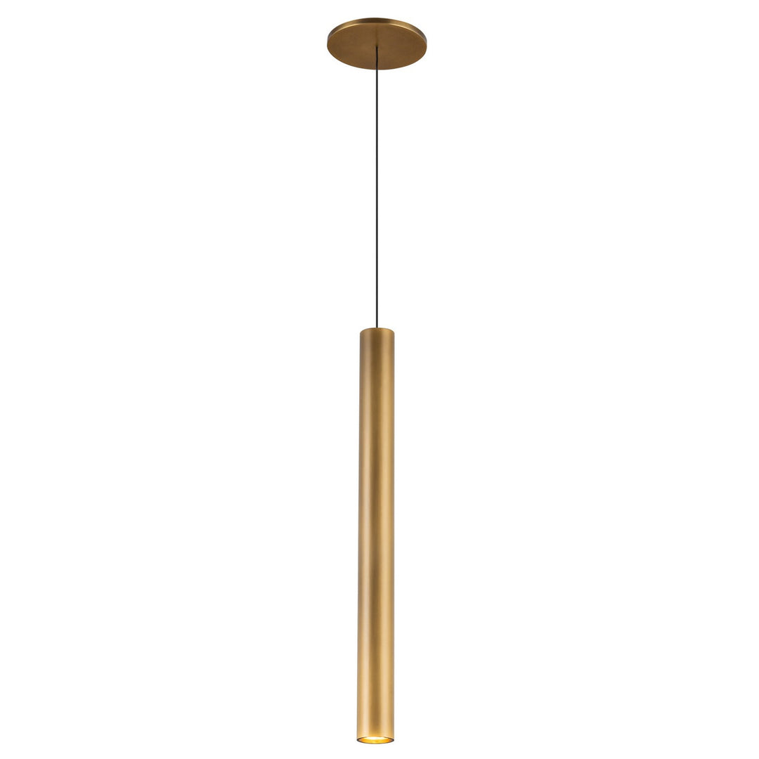 Mason LED Pendant in Vintage Brass - available from The Lighting Shoppe, trusted by Canadian homeowners