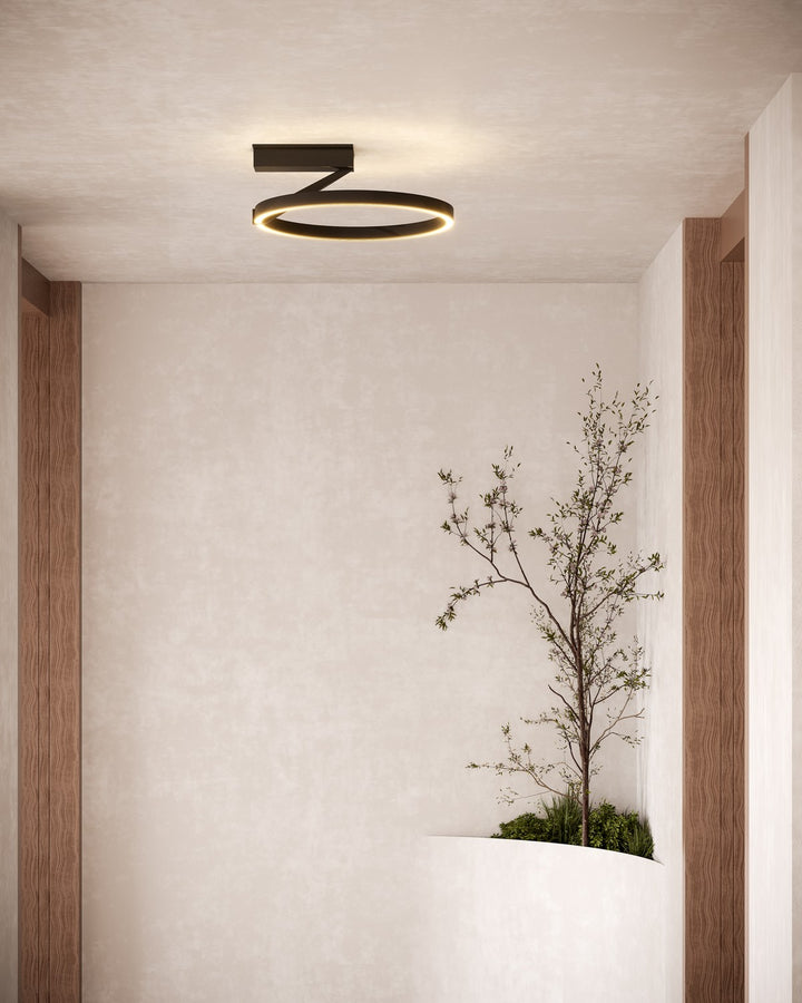 Kuzco Canada - SF27716-BK-3WCCT-UNV - LED Semi-Flush Mount - Roda - Black