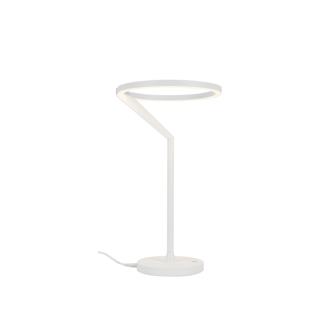 Roda LED Table Lamp in White - available from The Lighting Shoppe, trusted by Canadian homeowners