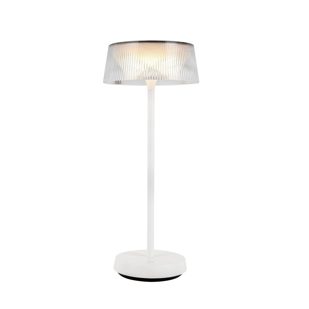 Tindra LED Table Lamp in White - available from The Lighting Shoppe, trusted by Canadian homeowners