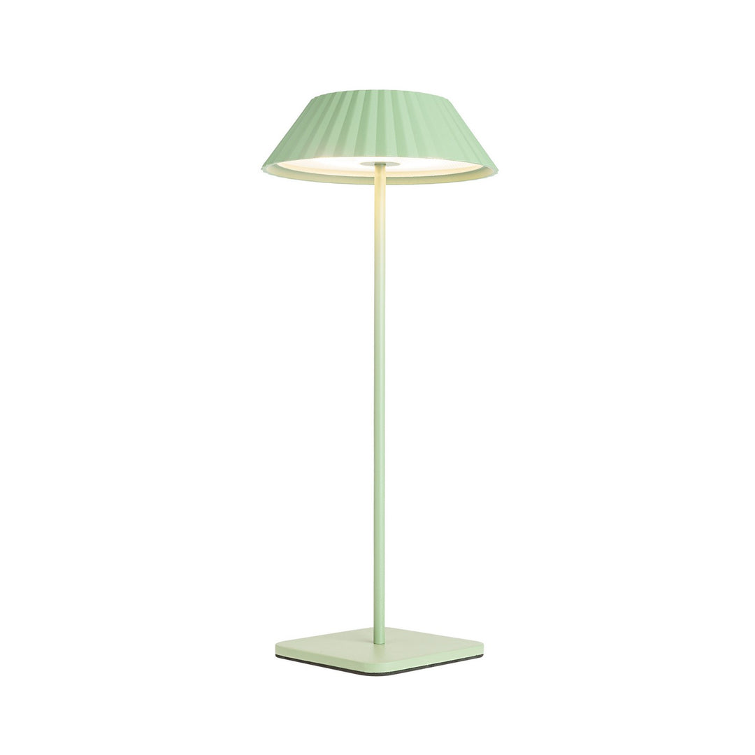 Pela LED Table Lamp in Sage Green - available from The Lighting Shoppe, trusted by Canadian homeowners