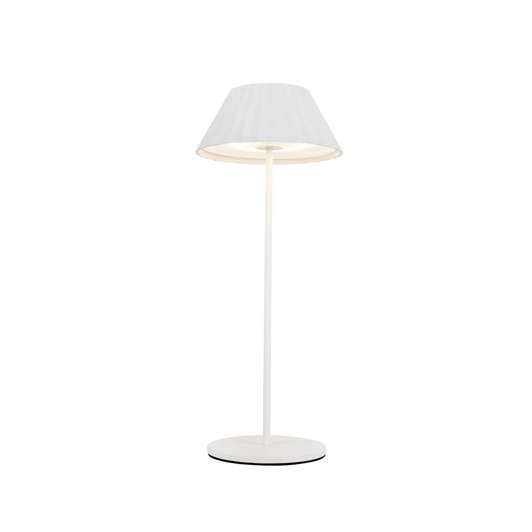 Zola LED Table Lamp in White - available from The Lighting Shoppe, trusted by Canadian homeowners