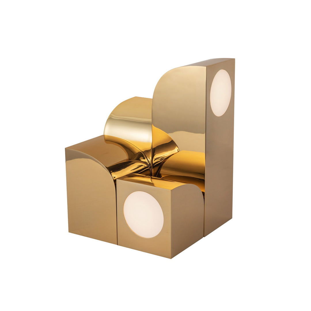 Gypsum LED Table Lamp in Polished Brass - available from The Lighting Shoppe, trusted by Canadian homeowners