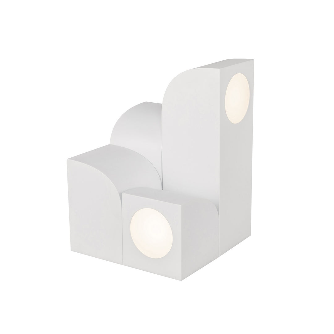 Gypsum LED Table Lamp in White - available from The Lighting Shoppe, trusted by Canadian homeowners