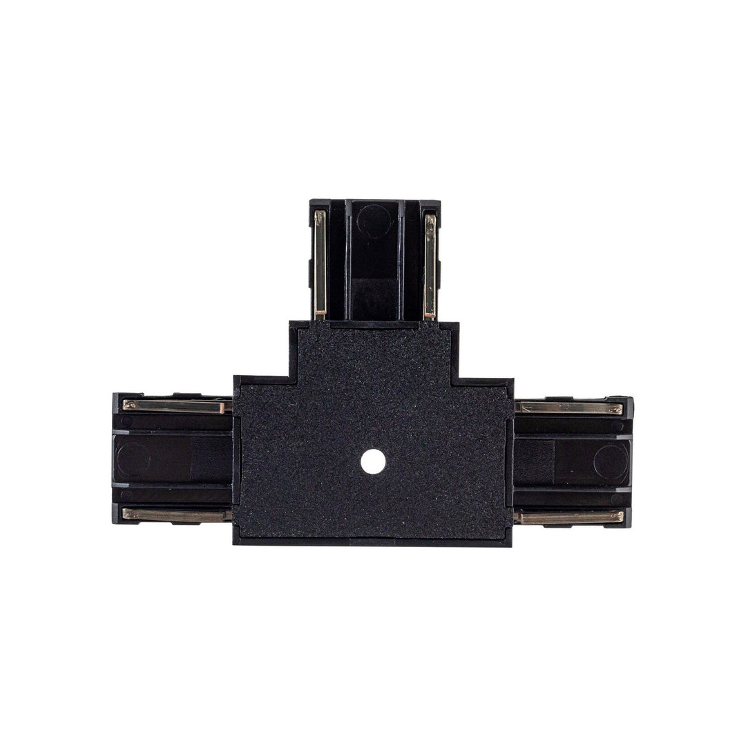 Trilo Track Track T-Connector in Black - available from The Lighting Shoppe, trusted by Canadian homeowners