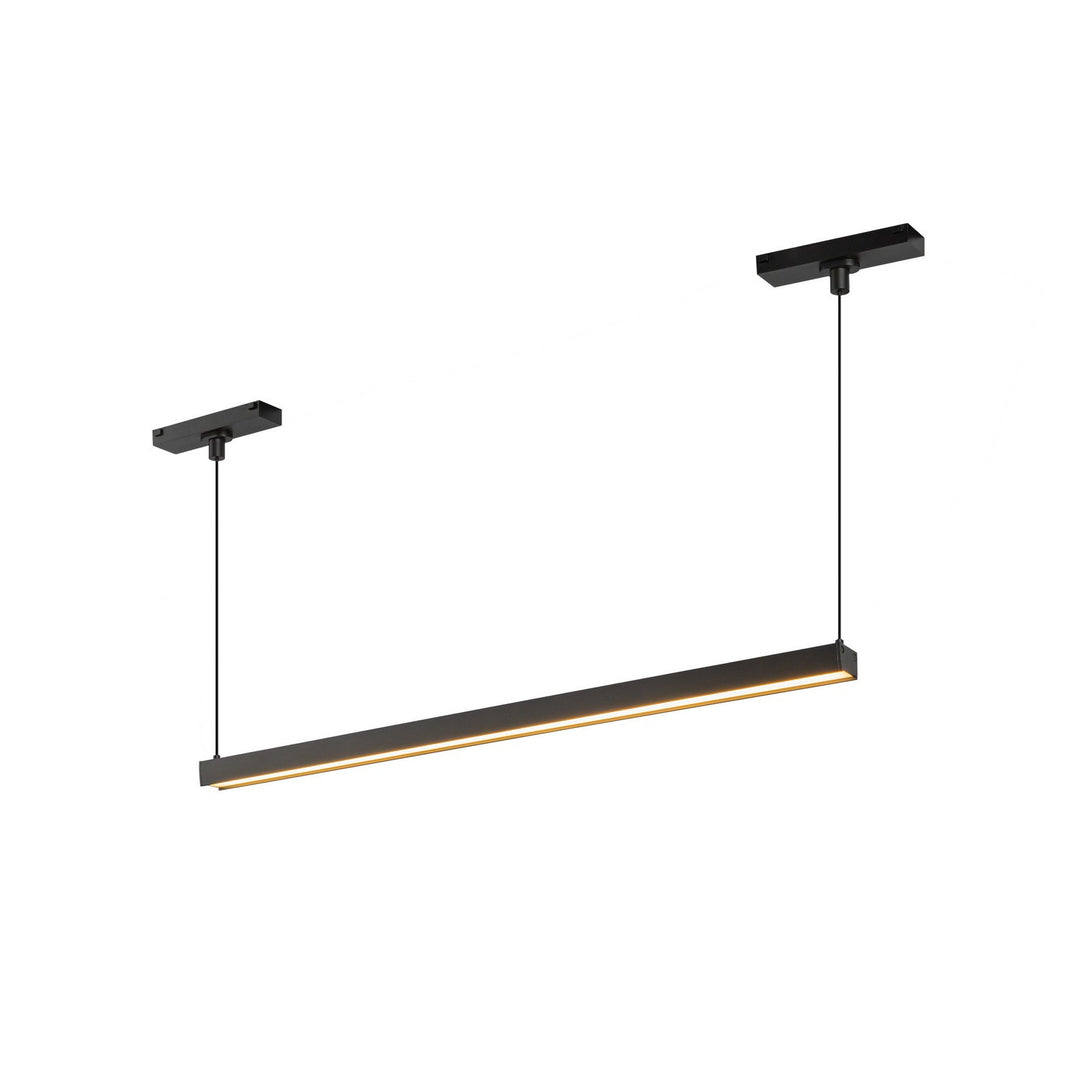 Mira LED Track Linear Pendant in Black - available from The Lighting Shoppe, trusted by Canadian homeowners