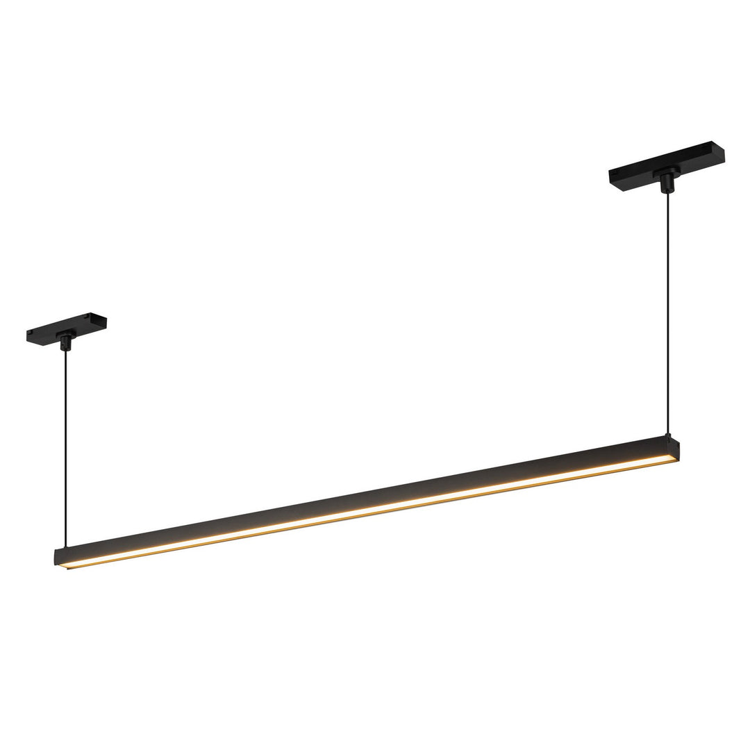 Mira LED Track Linear Pendant in Black - available from The Lighting Shoppe, trusted by Canadian homeowners