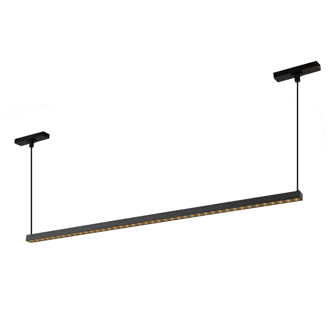 Kyan LED Track Linear Pendant in Black - available from The Lighting Shoppe, trusted by Canadian homeowners