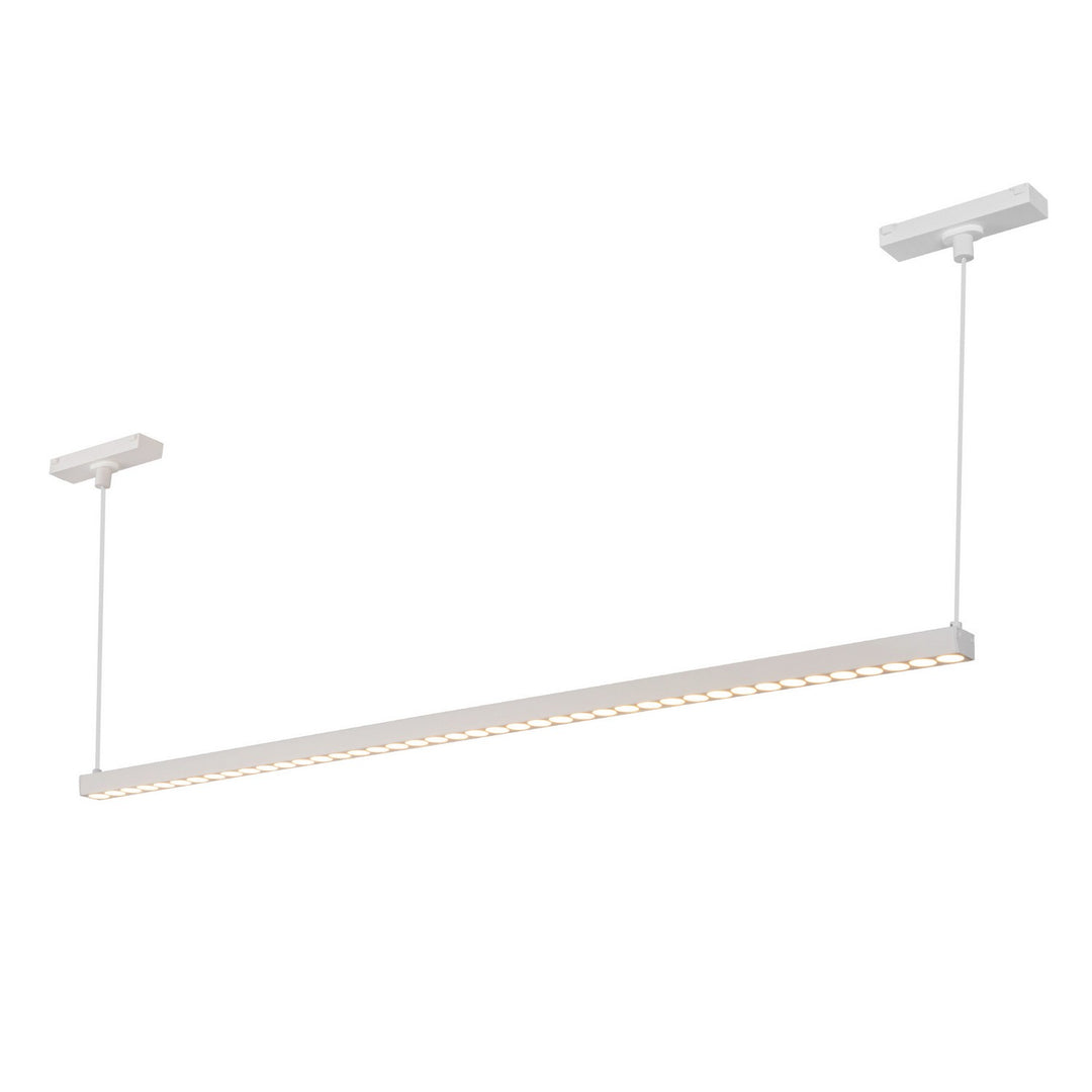Kyan LED Track Linear Pendant in White - available from The Lighting Shoppe, trusted by Canadian homeowners