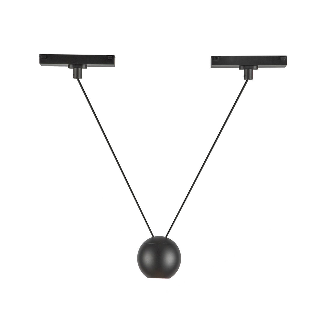 Faria Double LED Pendant in Black - available from The Lighting Shoppe, trusted by Canadian homeowners