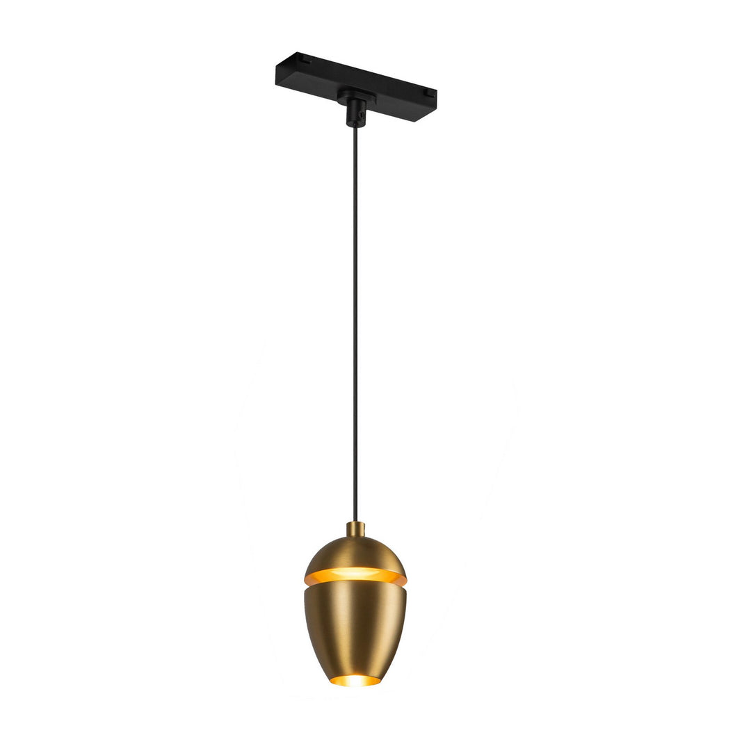 Eloa LED Pendant in Brushed Gold - available from The Lighting Shoppe, trusted by Canadian homeowners
