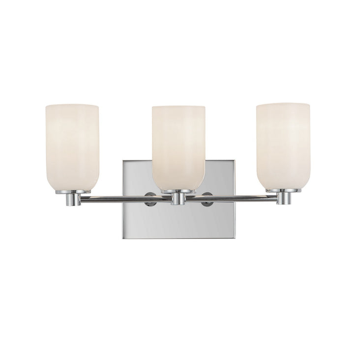 Kuzco Canada - VL57718-CH/GO - Three Light Vanity - Nola - Chrome/Glossy Opal Glass