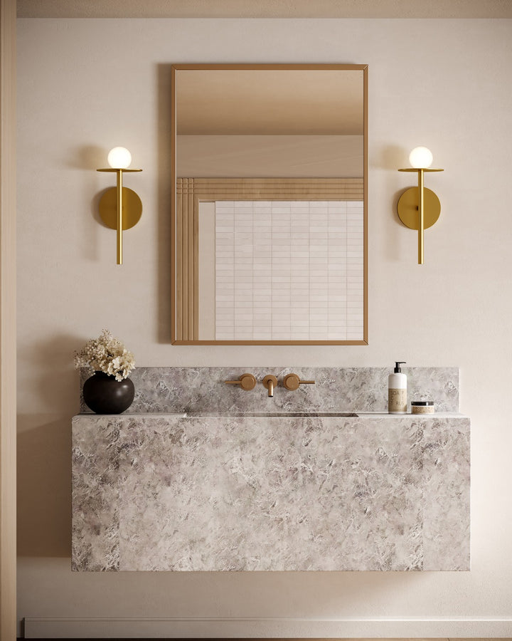 Kuzco Canada - WS15504-BG-UNV - LED Wall Sconce - Elixir - Brushed Gold