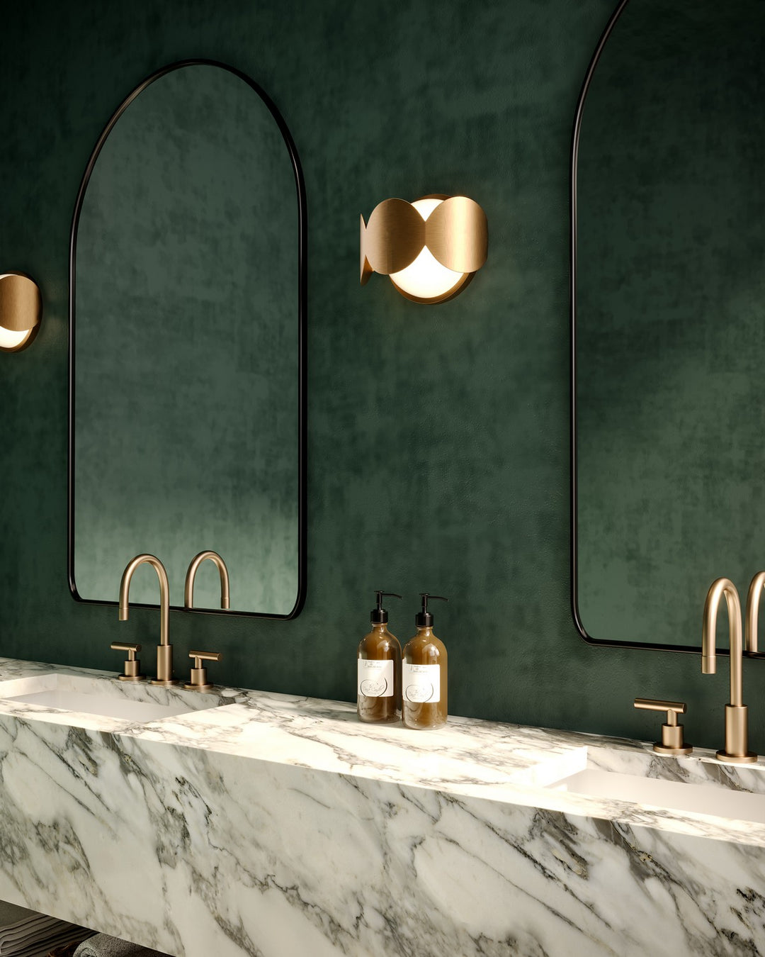 Kuzco Canada - WS59810-BG/OP - One Light Wall Sconce - Ciel - Brushed Gold/Opal Glass
