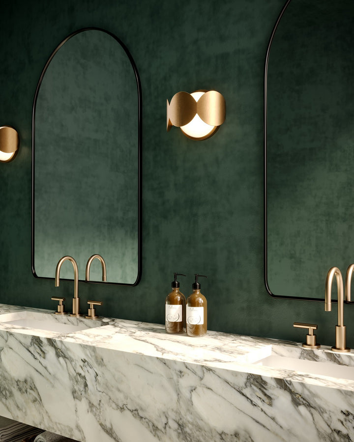 Kuzco Canada - WS59810-BG/OP - One Light Wall Sconce - Ciel - Brushed Gold/Opal Glass