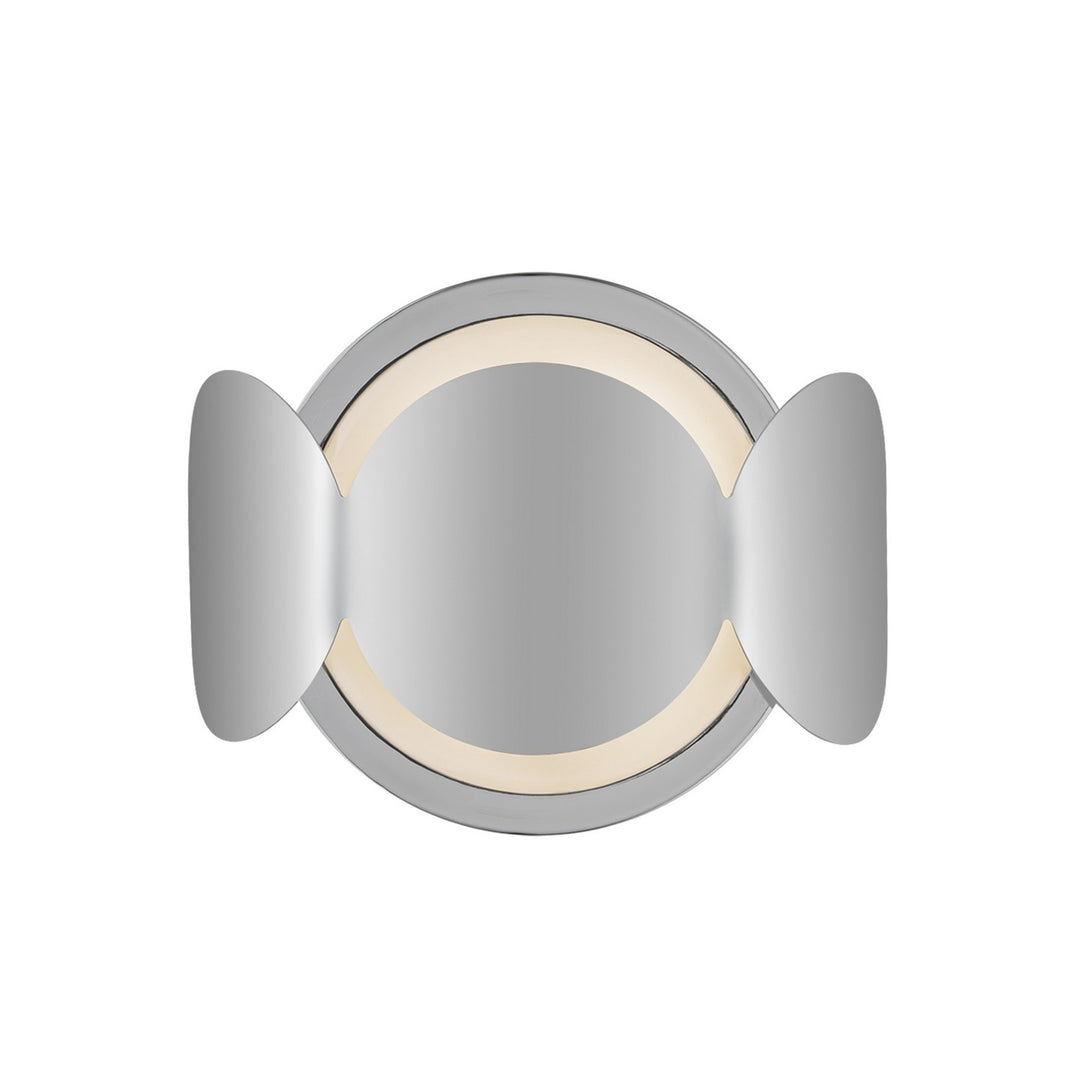 Ciel One Light Wall Sconce in Chrome/Opal Glass - available from The Lighting Shoppe, trusted by Canadian homeowners