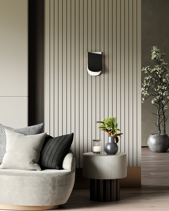 Kuzco Canada - WS83706-BK/WH - LED Wall Sconce - Sonder - Black/White