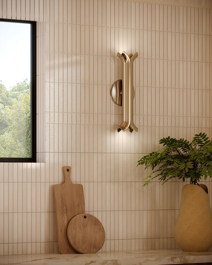 Kuzco Canada - WS89714-PN - LED Wall Sconce - Husk - Polished Nickel