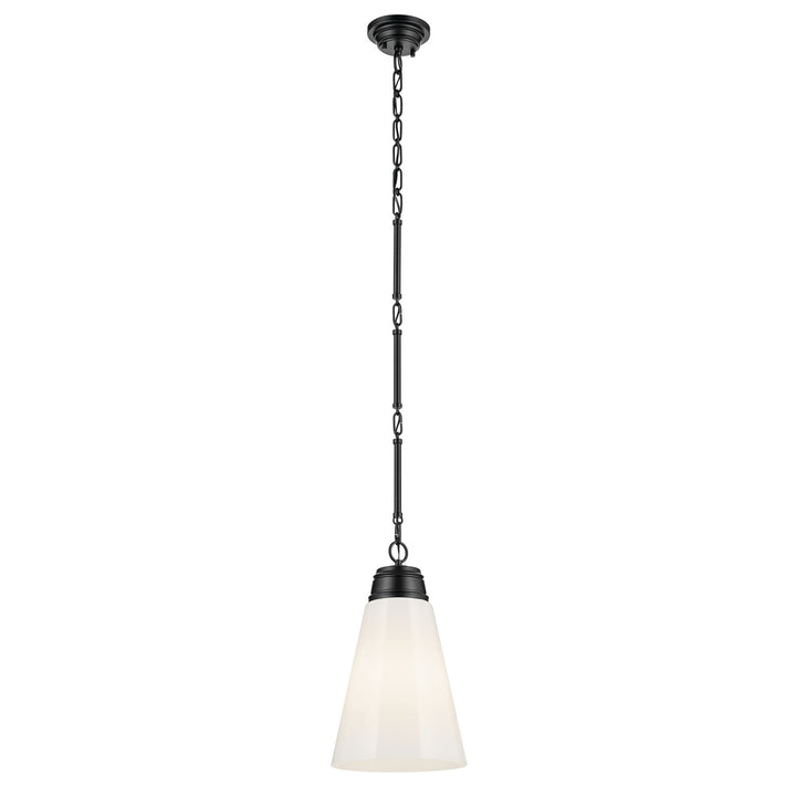 Kichler Canada - 52661BK - One Light Pendant - Marsailli - Black