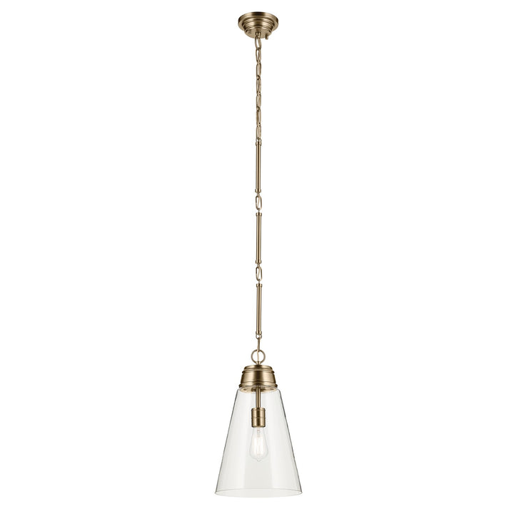 Kichler Canada - 52661CPZCLR - One Light Pendant - Marsailli - Champagne Bronze