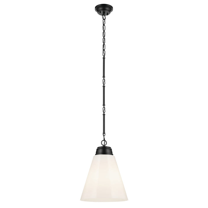 Kichler Canada - 52662BK - One Light Pendant - Marsailli - Black
