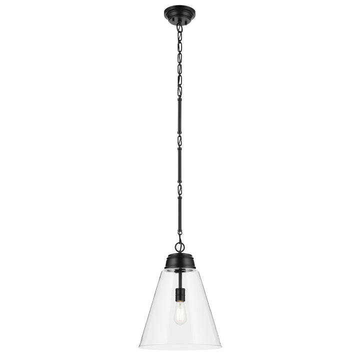 Kichler Canada - 52662BKCLR - One Light Pendant - Marsailli - Black