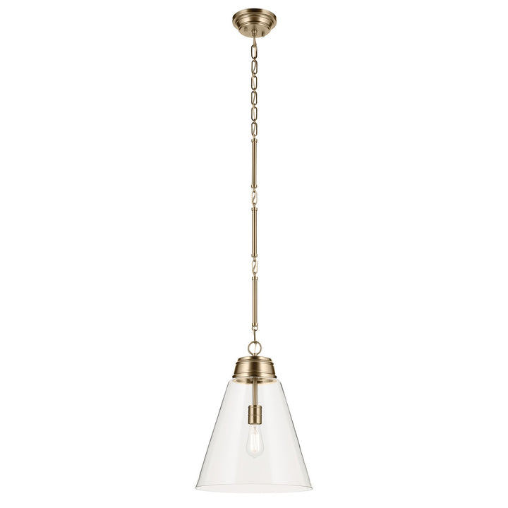 Kichler Canada - 52662CPZCLR - One Light Pendant - Marsailli - Champagne Bronze