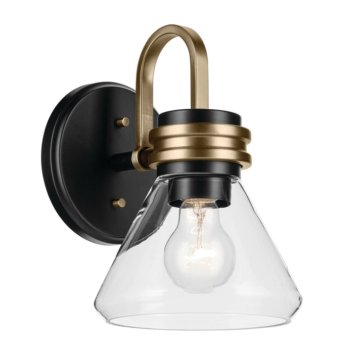 Kichler Canada - 55153BKCLR - One Light Wall Sconce - Farum - Black