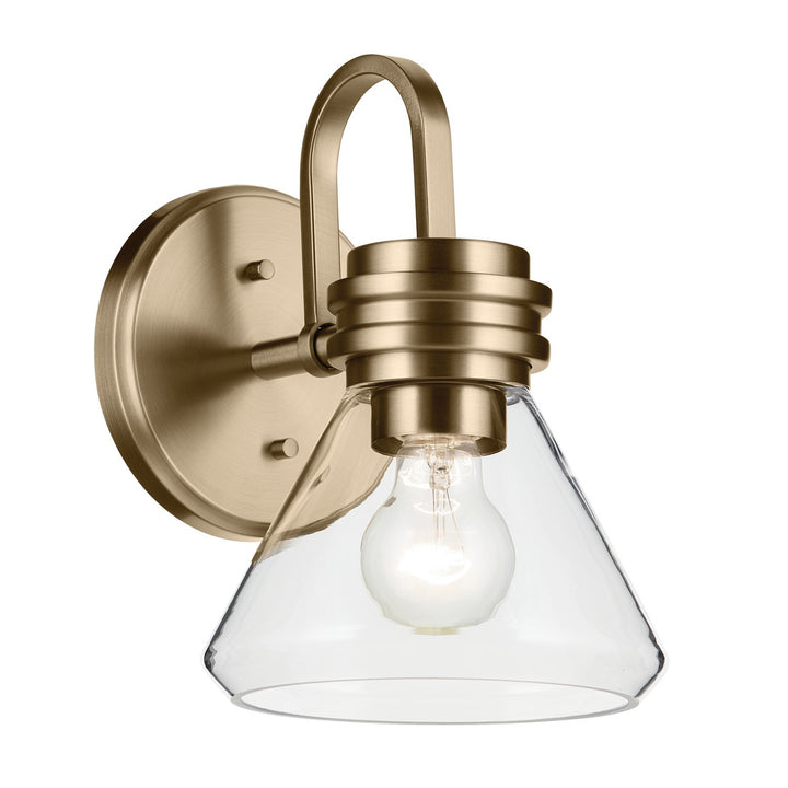 Kichler Canada - 55153CPZCLR - One Light Wall Sconce - Farum - Champagne Bronze