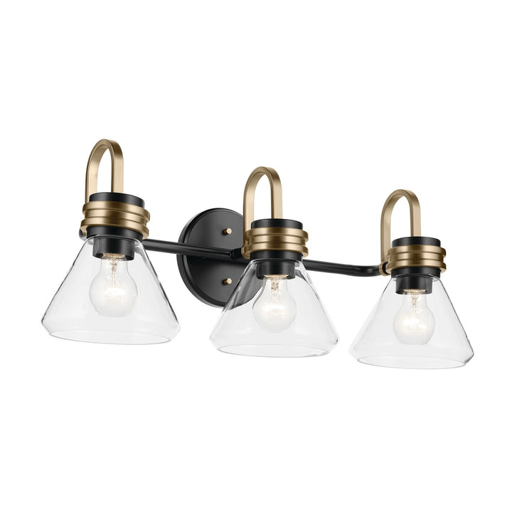 Kichler Canada - 55155BKCLR - Three Light Bath - Farum - Black