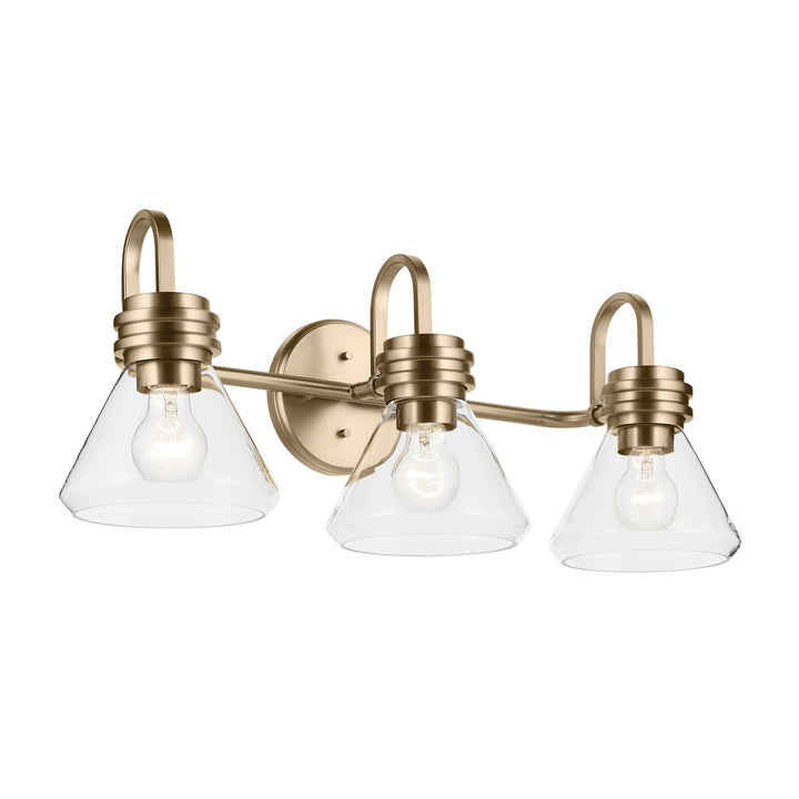 Kichler Canada - 55155CPZCLR - Three Light Bath - Farum - Champagne Bronze