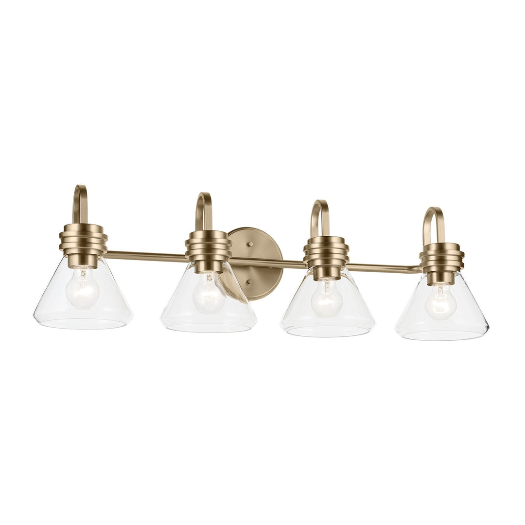 Kichler Canada - 55156CPZCLR - Four Light Bath - Farum - Champagne Bronze