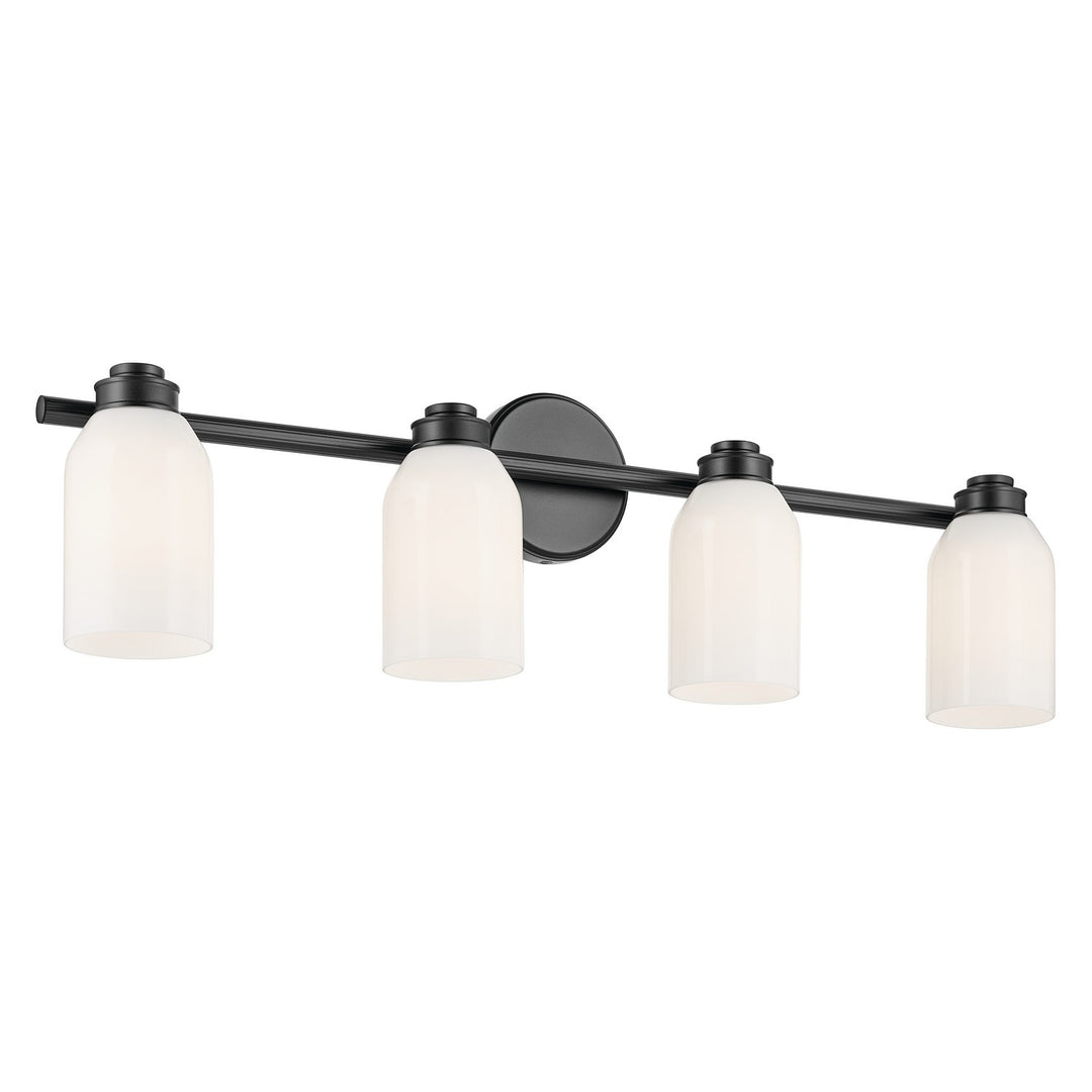 Kichler Canada - 55203BK - Four Light Bath - Shae - Black
