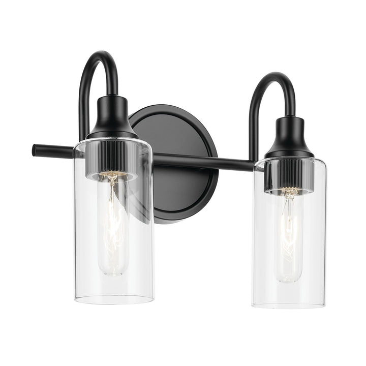 Kichler Canada - 55210BK - Two Light Bath - Kavi - Black