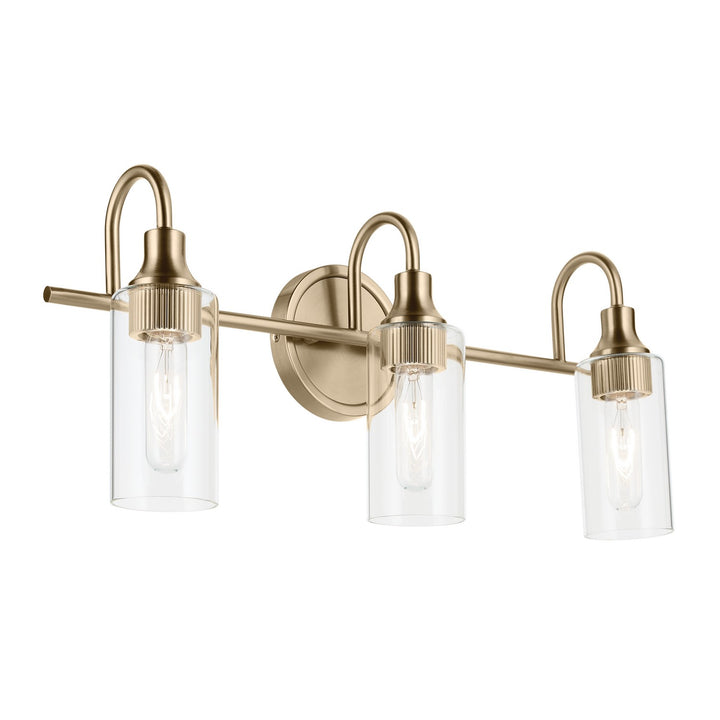 Kichler Canada - 55211CPZ - Three Light Bath - Kavi - Champagne Bronze