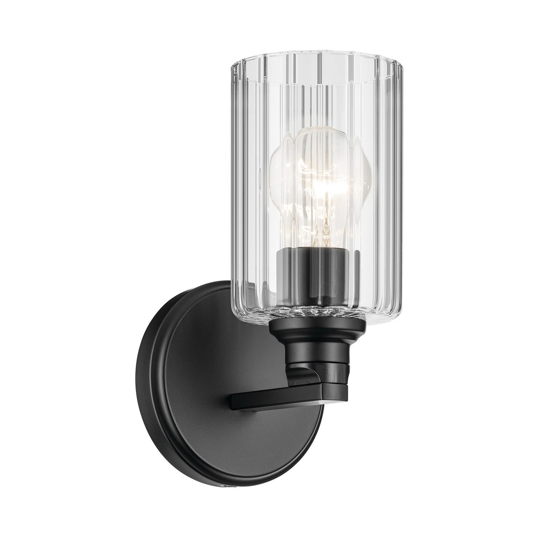 Kichler Canada - 55224BKFLU - One Light Wall Sconce - Gioe - Black
