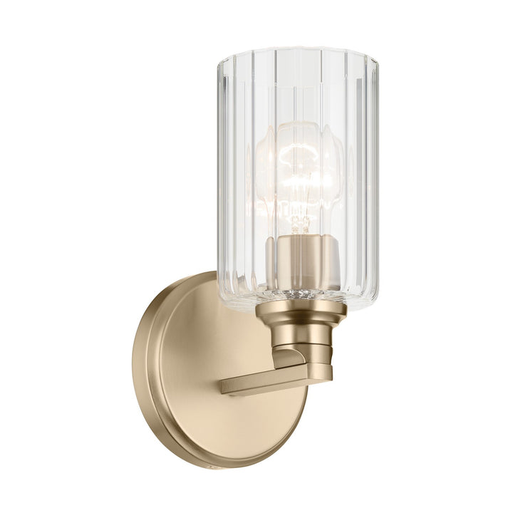 Kichler Canada - 55224CPZFLU - One Light Wall Sconce - Gioe - Champagne Bronze