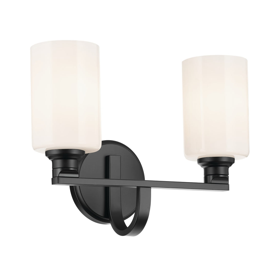 Kichler Canada - 55225BK - Two Light Bath - Gioe - Black