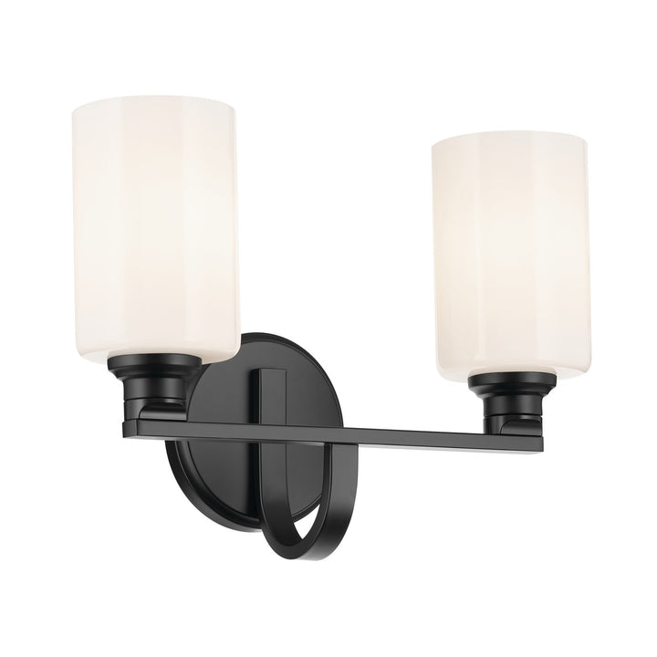 Kichler Canada - 55225BK - Two Light Bath - Gioe - Black