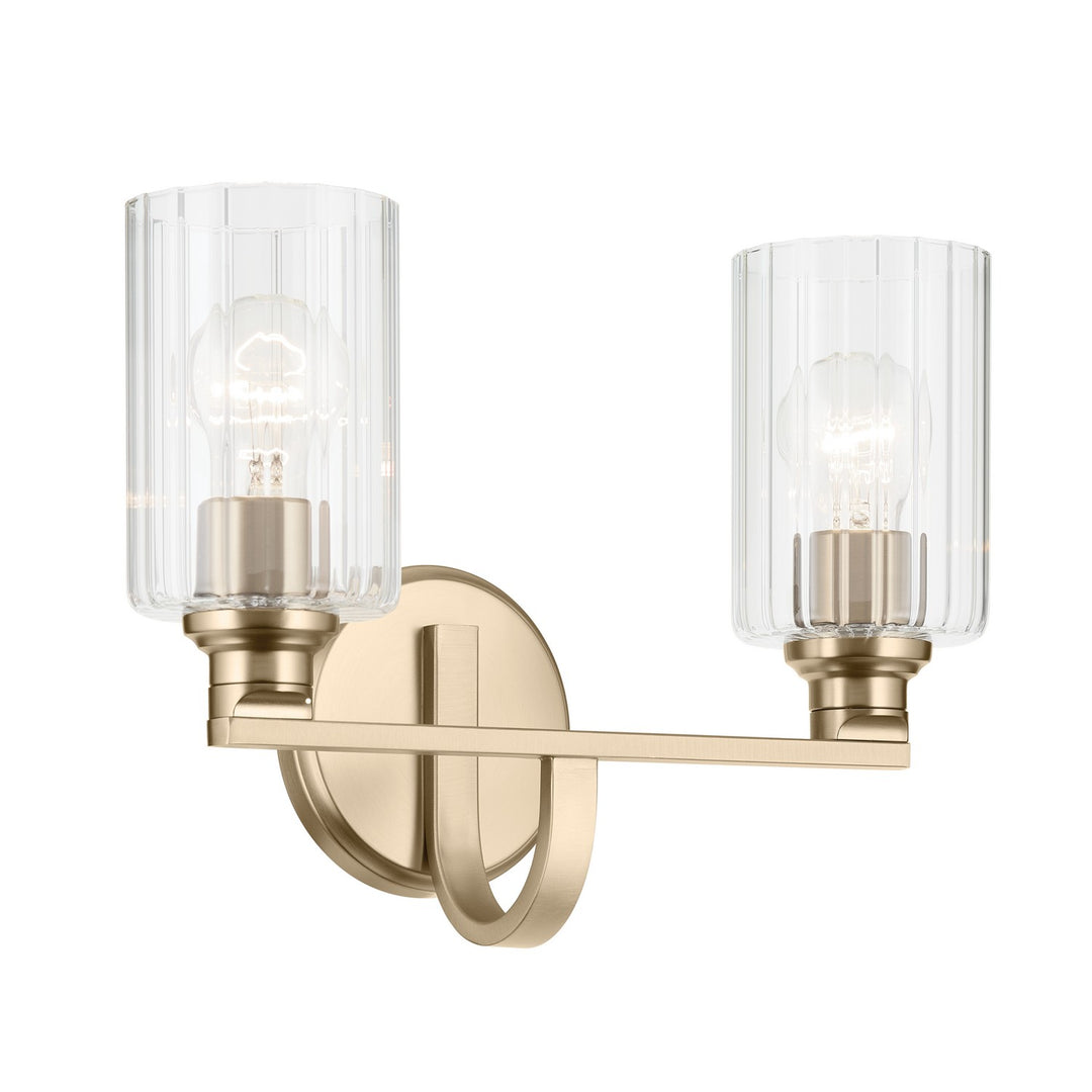 Kichler Canada - 55225CPZFLU - Two Light Bath - Gioe - Champagne Bronze