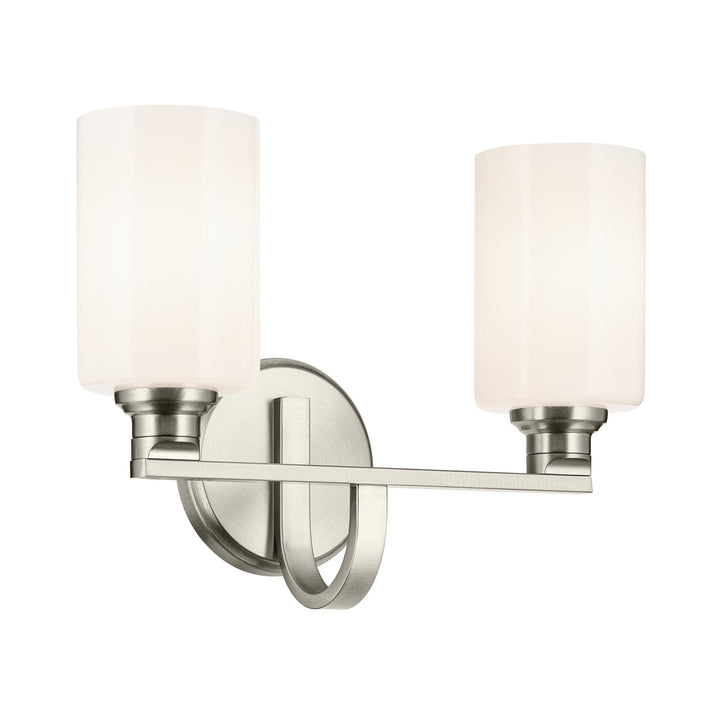 Kichler Canada - 55225NI - Two Light Bath - Gioe - Brushed Nickel