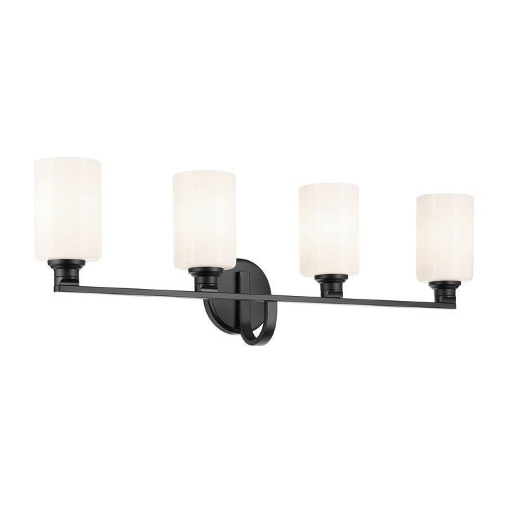 Kichler Canada - 55227BK - Four Light Bath - Gioe - Black