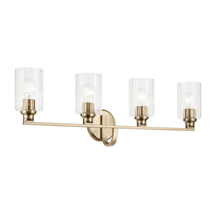 Kichler Canada - 55227CPZFLU - Four Light Bath - Gioe - Champagne Bronze
