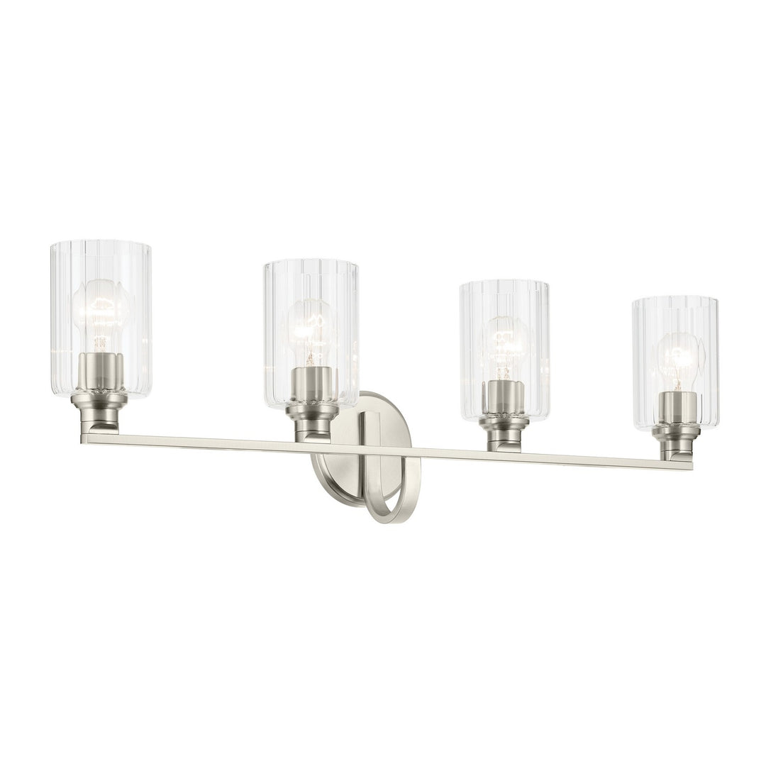 Kichler Canada - 55227NIFLU - Four Light Bath - Gioe - Brushed Nickel